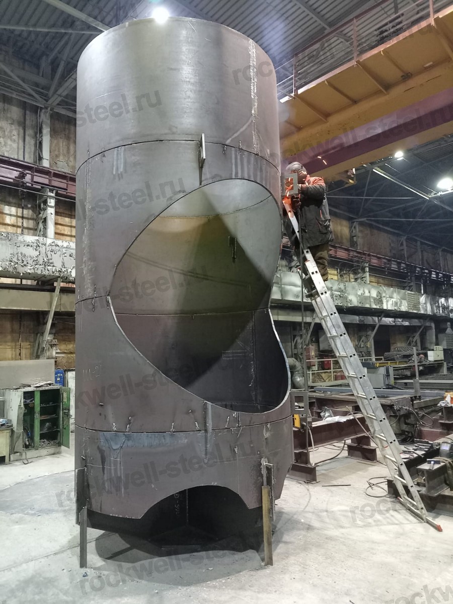 Изготовление стального резервуара
