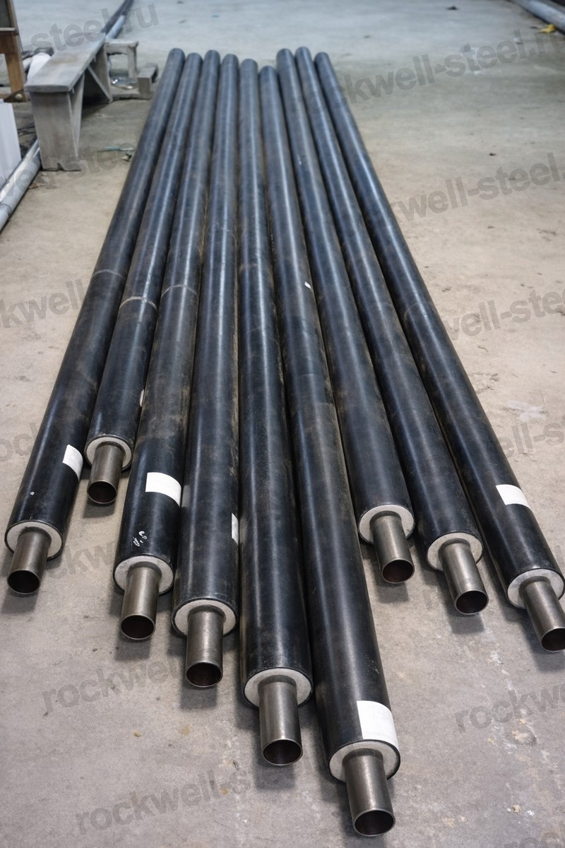 Партия труб в ППУ изоляции