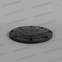 Заглушка 1-10-10 09Г2С АТК 24.200.02-90 стальная фланцевая Ду10 Ру10