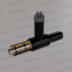 Кран шаровой DN150, Ст 09Г2С (ГОСТ 8732-78) 159 мм - ППУ ПЭ