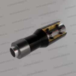 Переход, 530х10 - 273x8 Ст 10 — Ст 20 (ГОСТ 10704-91/10705-80) - ППУ ПЭ - ЗМКВ