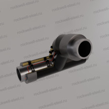 Тройниковое ответвление, 273х7 - 133x4,5 Ст 09Г2С (ГОСТ 10704-91/10705-80) - ППУ ПЭ - ЗМКВ