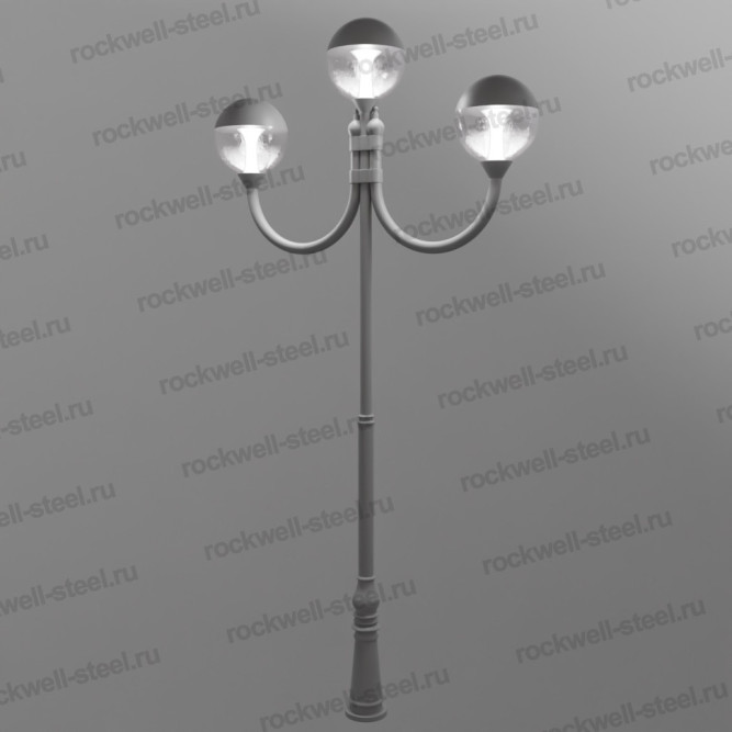 Опора декоративная с элементами чугунного литья "Волхов" VLH3 40 в Владивостоке