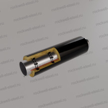 Труба Ст 09Г2С (ГОСТ 10704-91/10705-80) 630 мм ППУ ПЭ со спутником DN32