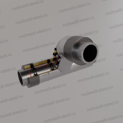 Тройниковое ответвление, 273х7 - 133x4,5 Ст 09Г2С (ГОСТ 10704-91/10705-80) - ППУ ОЦ - МЗИ