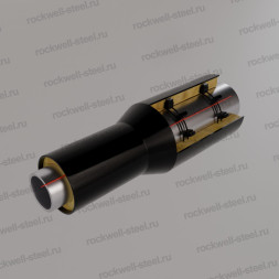 Переход, 630х10 - 530x10 Ст 10 — Ст 20 (ГОСТ 10704-91/10705-80) - ППУ ПЭ
