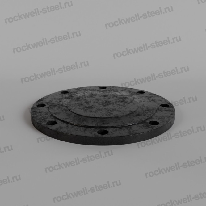 Заглушка 2-200-10 09Г2С АТК 24.200.02-90 стальная фланцевая Ду200 Ру10 в Владивостоке