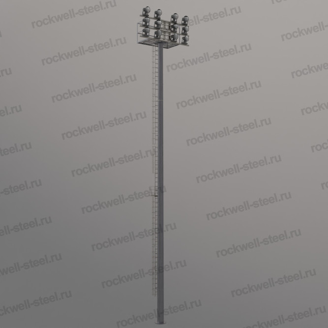 Мачта со стационарной короной МГФ-СР в Владивостоке