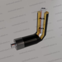 Отвод Ст 3СП (ГОСТ 3262-75) Ду40(48) - ППУ ПЭ - ЗМКВ