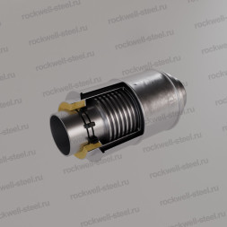 Сильфонное компенсирующее устройство, СКУ.ППУ.1-25-50-50, Ст 20 (ГОСТ 8732-78) 57 мм - ППУ ОЦ