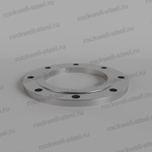 Фланец стальной прижимной для ПЭ труб 100/110 Ру10