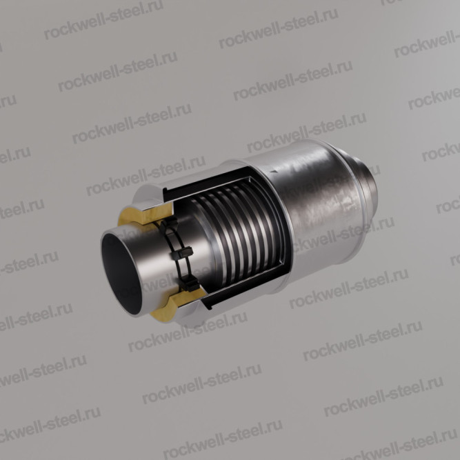 Сильфонное компенсирующее устройство, СКУ.ППУ.1-25-65-70, Ст 09Г2С (ГОСТ 8732-78) 76 мм - ППУ ОЦ в Владивостоке