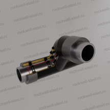 Тройниковое ответвление, 133х4 - 76x3,5 Ст 09Г2С (ГОСТ 10704-91/10705-80) - ППУ ПЭ - МЗИ