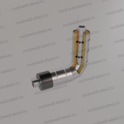 Отвод Ст 09Г2С (ГОСТ 10704-91/10705-80) 133 мм - ППУ ОЦ - МЗИ