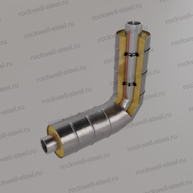 Отвод Ст 09Г2С (ГОСТ 8732-78) 32 мм - ППУ ОЦ в Владивостоке